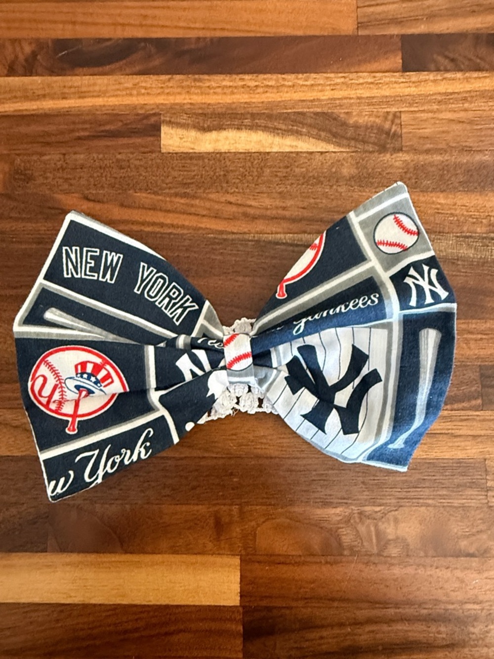 New York Yankees Baby Bow